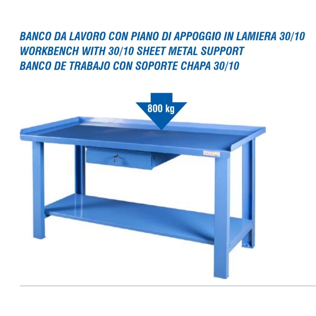 Banco da lavoro - 800 Kg