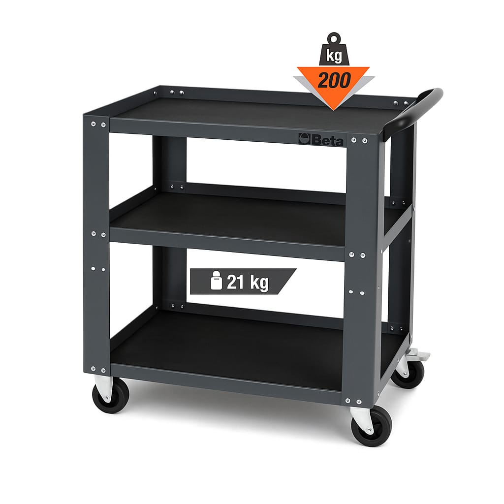 Carrello, 3 ripiani BETA