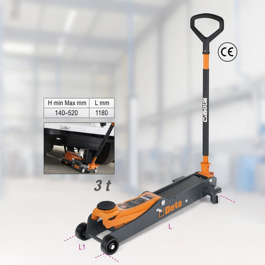 Sollevatore idraulico Versione Lunga, 3t - BETA