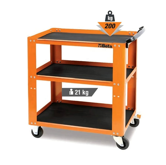 Carrello, 3 ripiani BETA