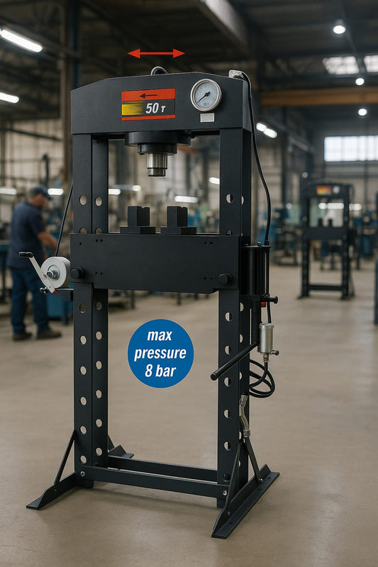 Pressa pneumo-idraulica, 50t