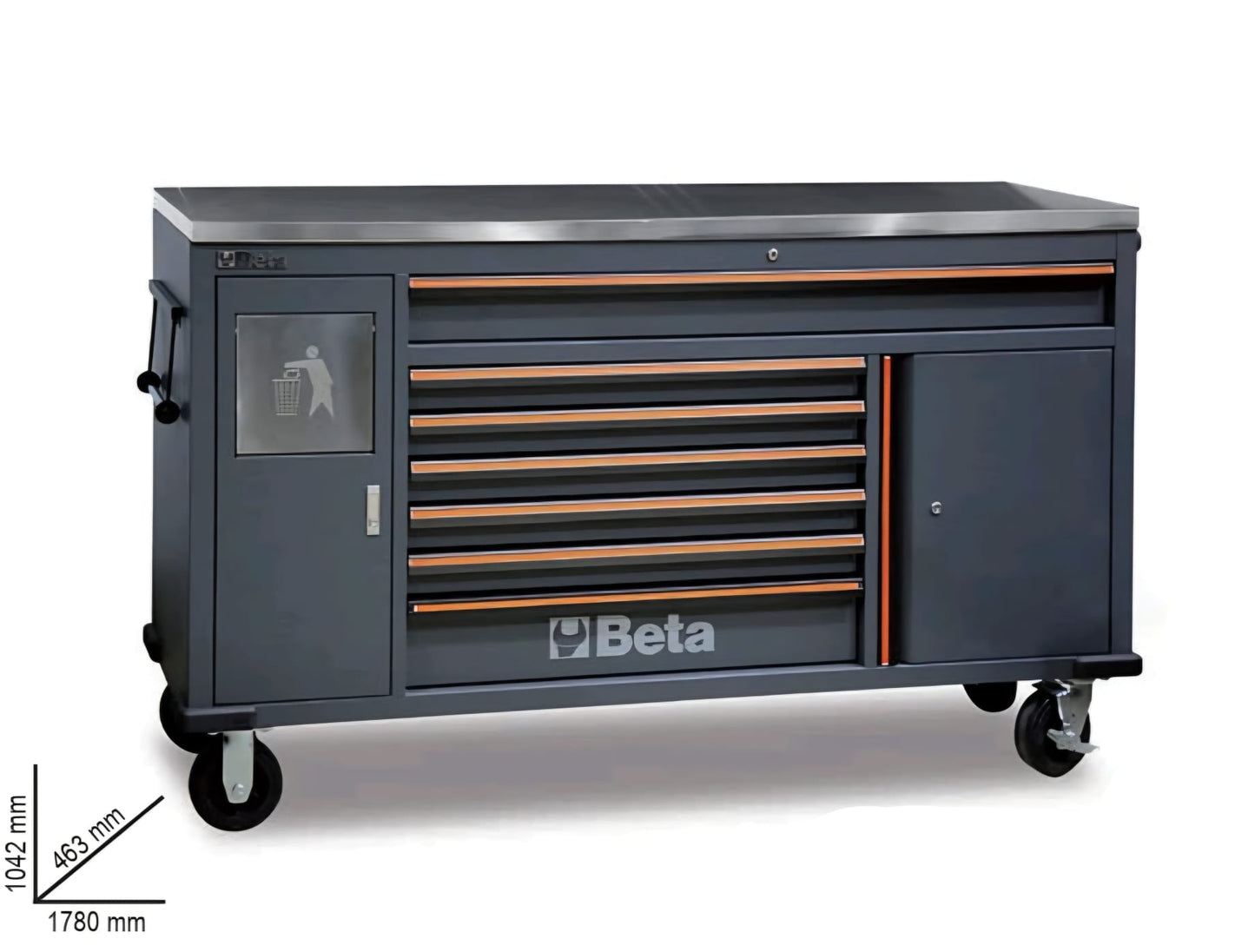 Carrello XXXL !! 7 cassetti