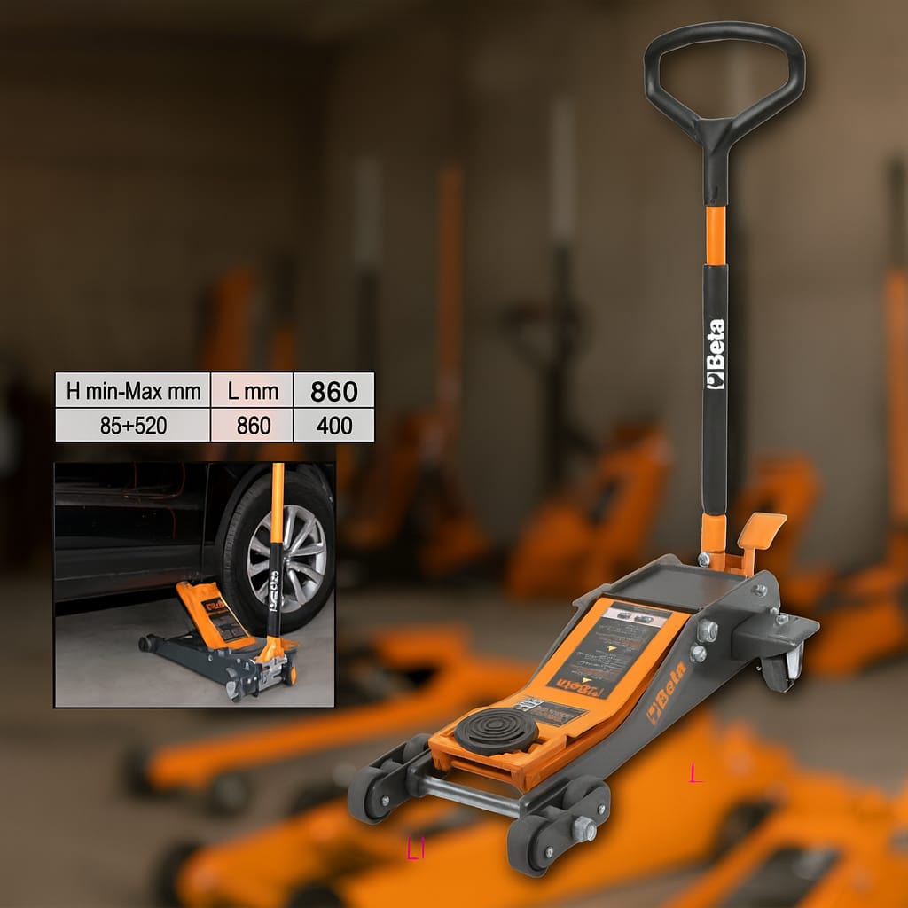 Sollevatore idraulico a 6 ruote, 2t - BETA